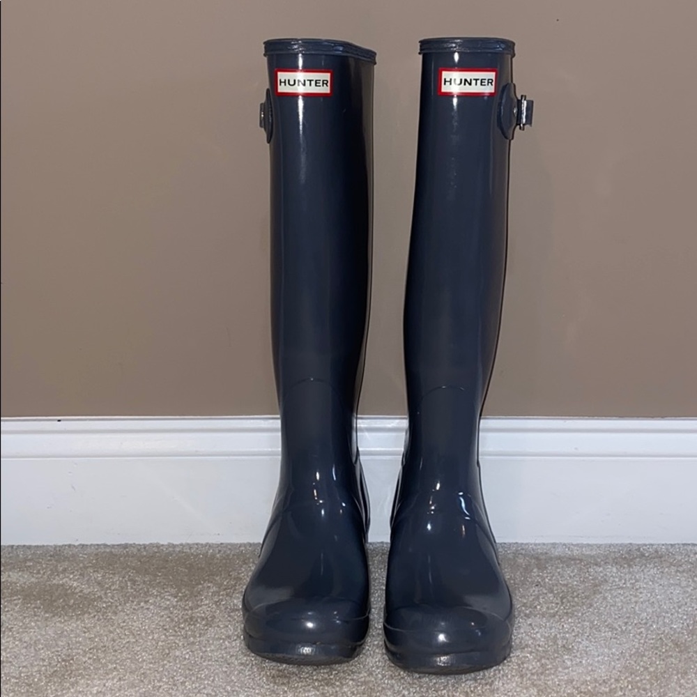 Grey Hunter rain boots